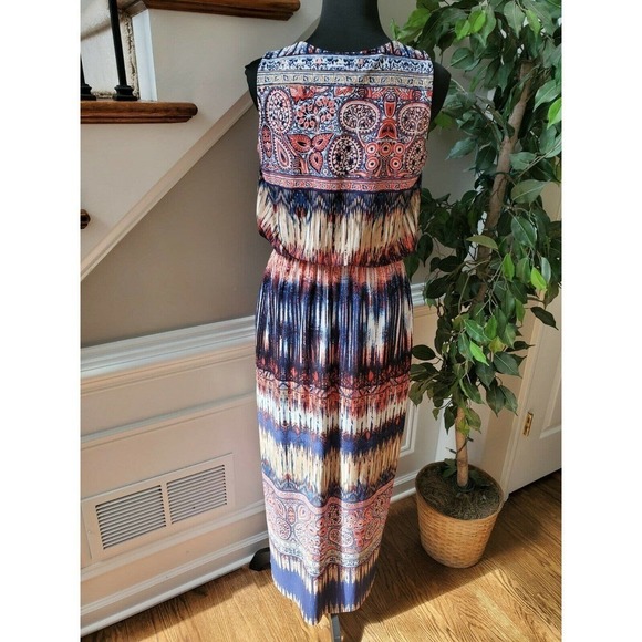 Donna Ricco Sleeveless Cowl Neck Maxi Dress - Picture 8 of 11